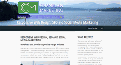 Desktop Screenshot of champlainmarketing.com